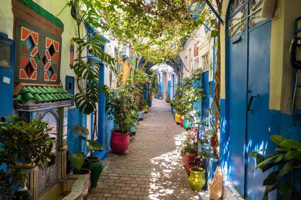 Ruas de Tanger próximo da Kasbah - Living Tours