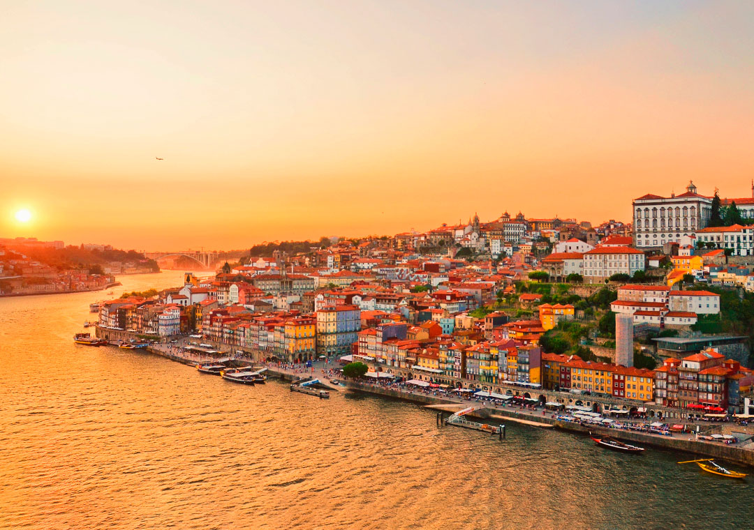 Coucher de soleil à Porto - Living Tours