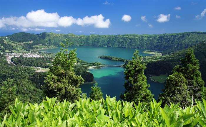 Seven Cities Lake Azores