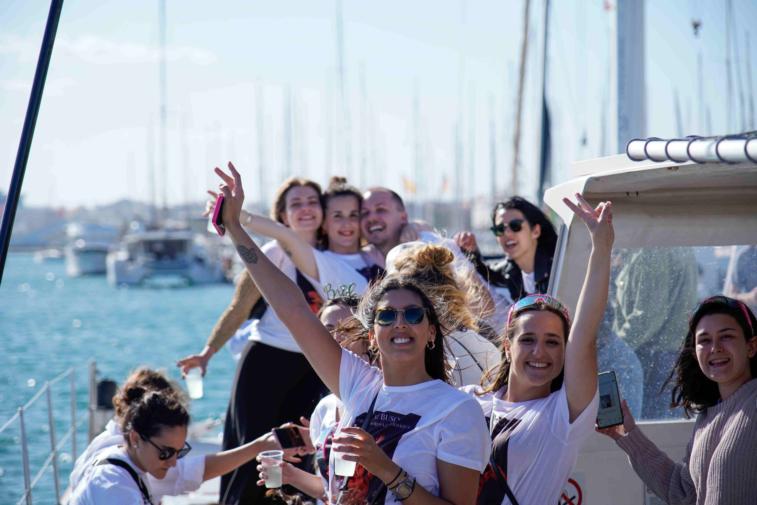 Fête en catamaran à Valence avec Paella